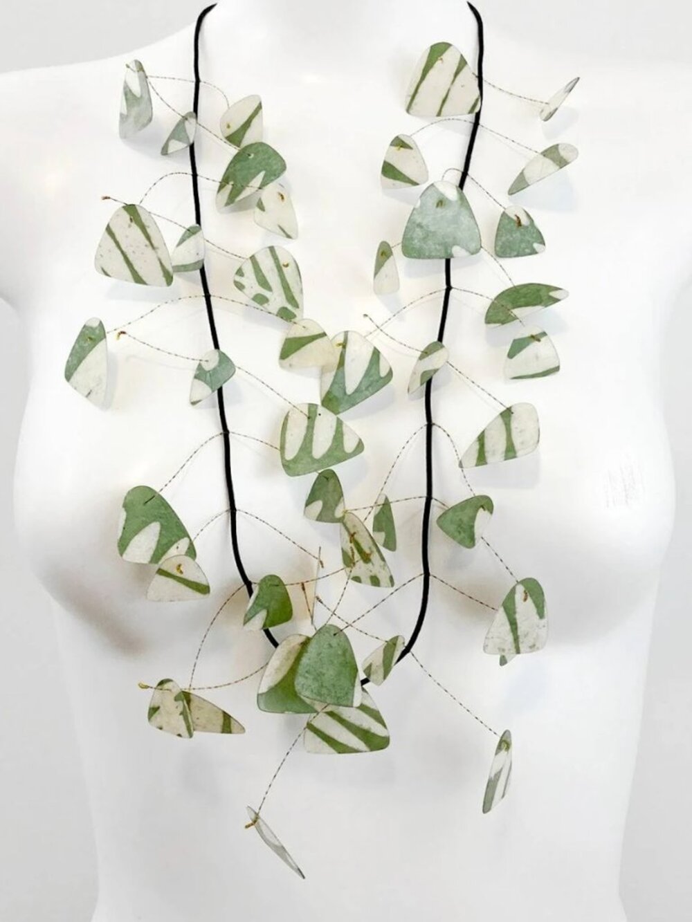 Takara Designs Kinetics Long Necklace Mint